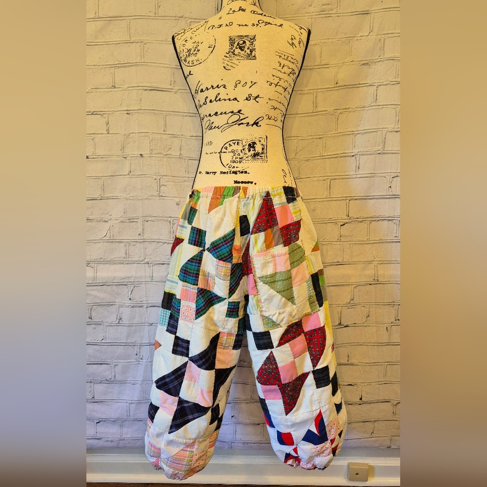 Patchwork Women's Bloomers Multi Colored NWT - image 4